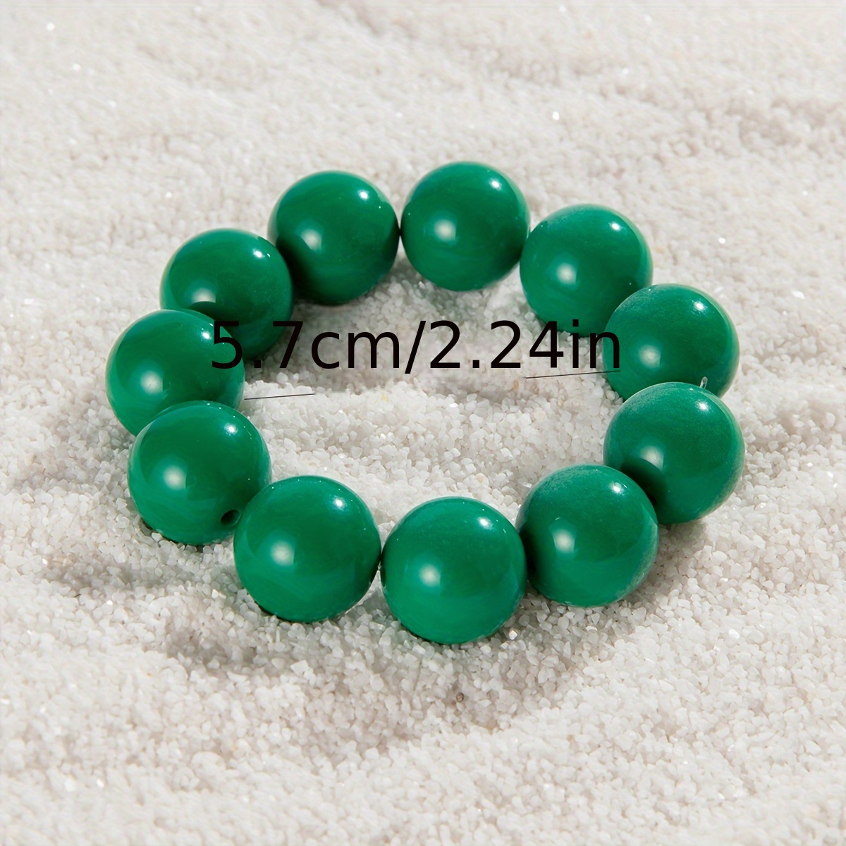 Boho Resin Beaded Bracelet for Everyday Wear & Parties